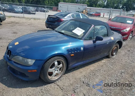 1996 BMW Z3 1.9 from USA, damaged, VIN 4USCH7327TLB75423